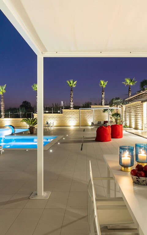 Villa Camemi: bassin, Été, Extérieur