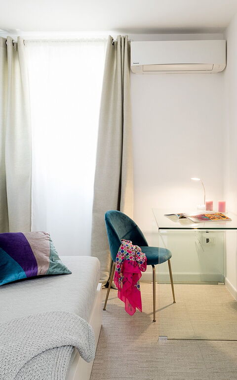 Villa Pales: chambre à coucher