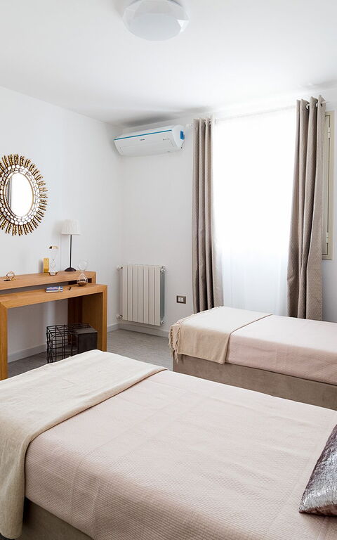 Villa Pales: chambre à coucher