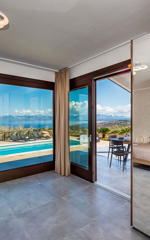 Villa Livreri: chambre à coucher