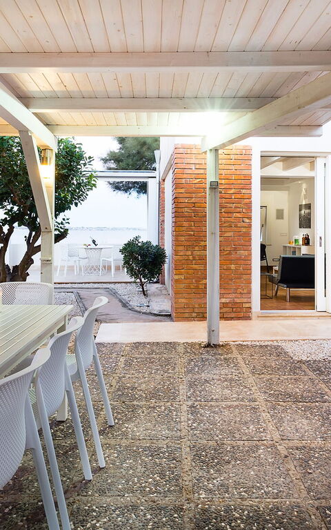 Baia Del Mare: Balcon / Terrasse / Patio, Extérieur