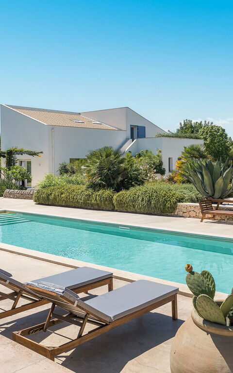 Villa Degli Aranci: bassin, Extérieur, Extérieurs