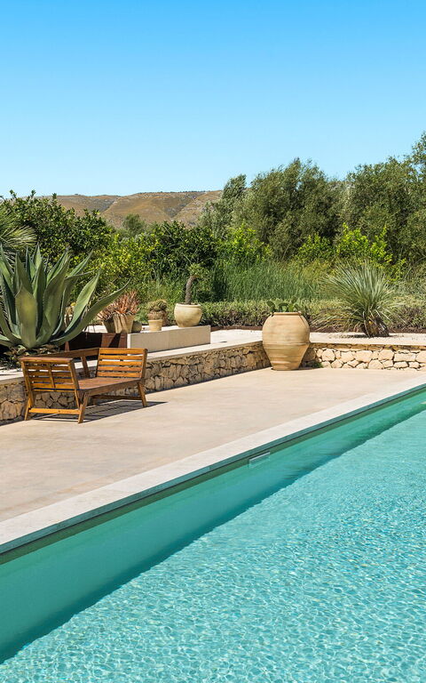 Villa Degli Aranci: bassin, Extérieur, Extérieurs