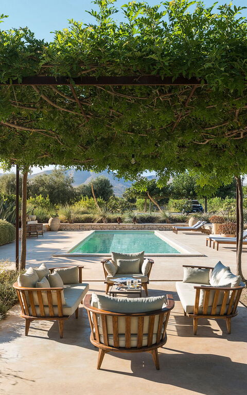 Villa Degli Aranci: bassin, Extérieur, Extérieurs