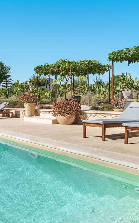 Villa Degli Aranci: bassin, Extérieur, Extérieurs