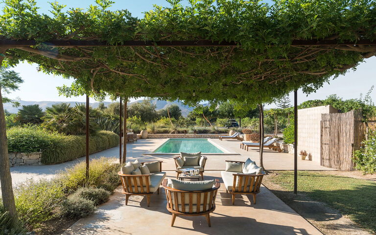 Villa Degli Aranci: bassin, Extérieur, Extérieurs