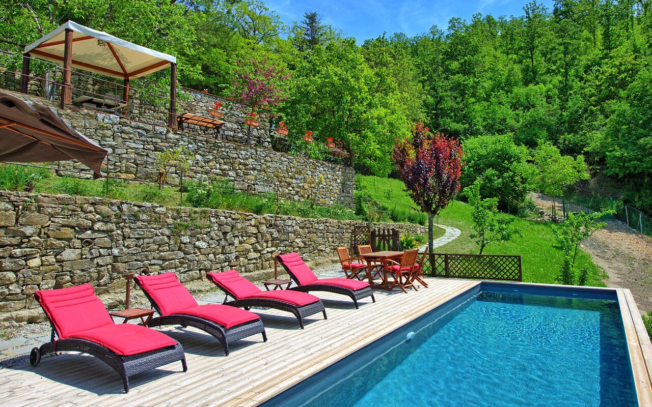 Villa Ancora: bassin, Été, Extérieur