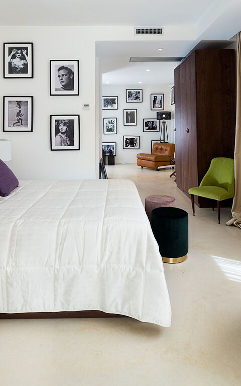 Villa Contra: chambre à coucher