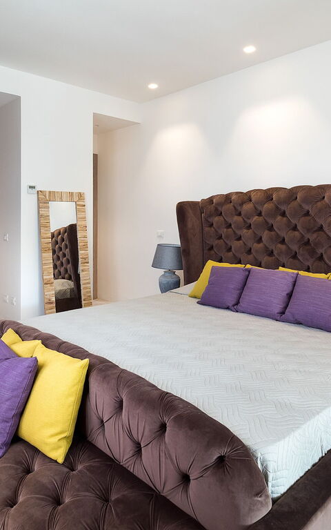 Villa Contra: chambre à coucher