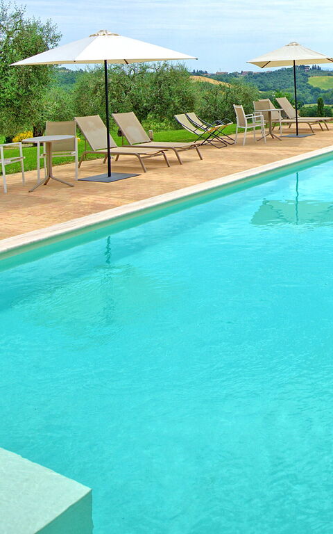 Villa Le Buche: bassin, Extérieur, Jardin