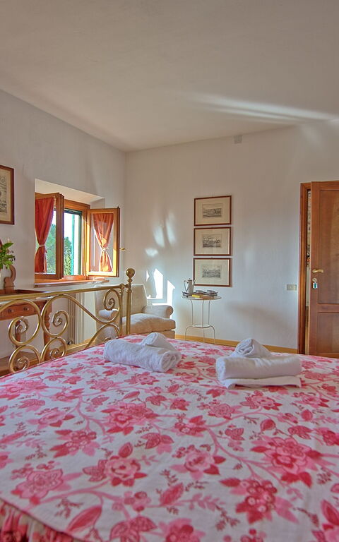Villa Sorbaiano: chambre à coucher