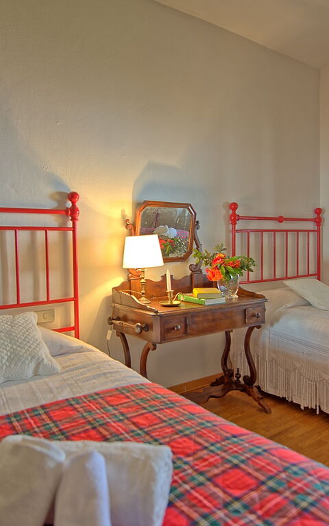 Villa Sorbaiano: chambre à coucher