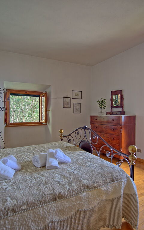 Villa Sorbaiano: chambre à coucher