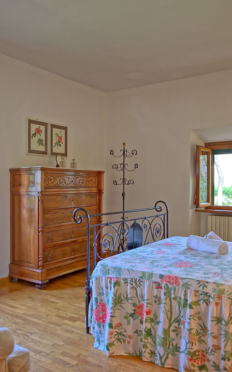 Villa Sorbaiano: chambre à coucher