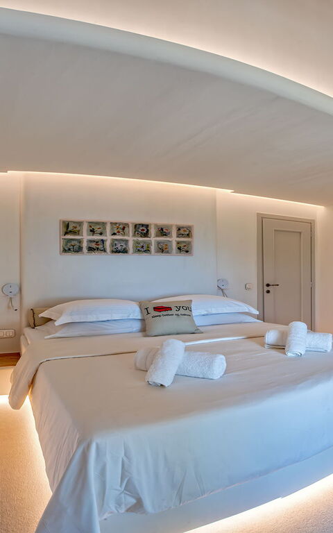 Villa Lyra: chambre à coucher