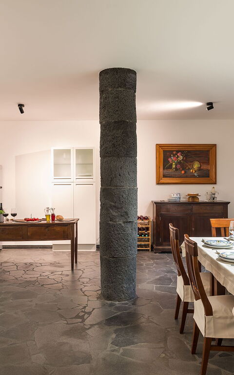 Etna Retreat: Cuisine, Salle à manger