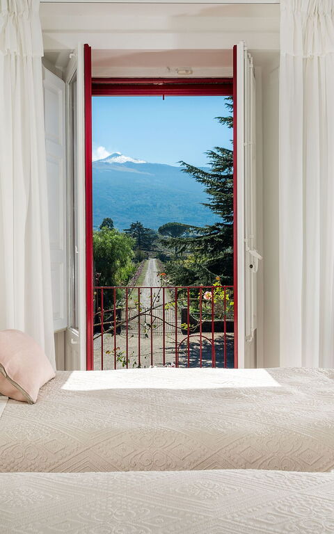 Etna Retreat: chambre à coucher