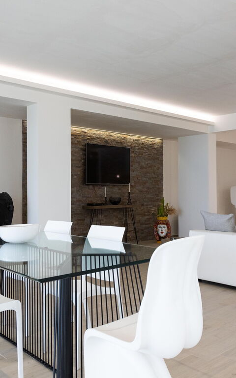 Villa Annalisa: Salle à manger, Salon