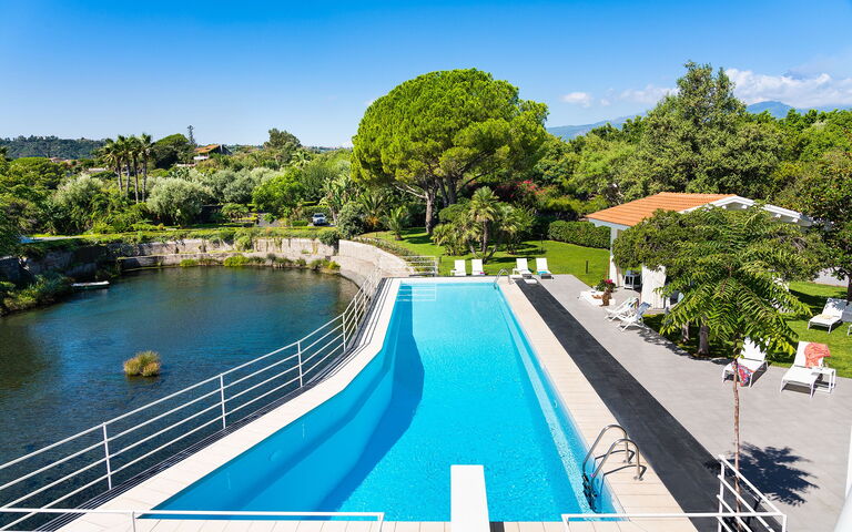 Villa Isabella: bassin, Vues