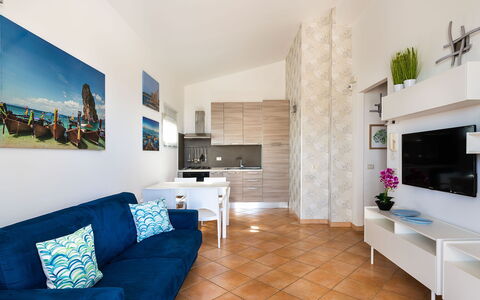 Logement Calantha: Cuisine, Salle à manger, Salon