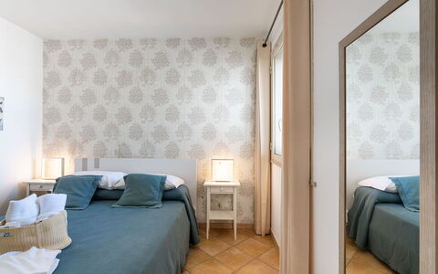 Logement Calantha: chambre à coucher