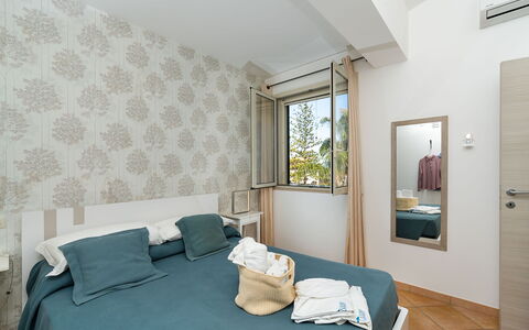 Logement Calantha: chambre à coucher