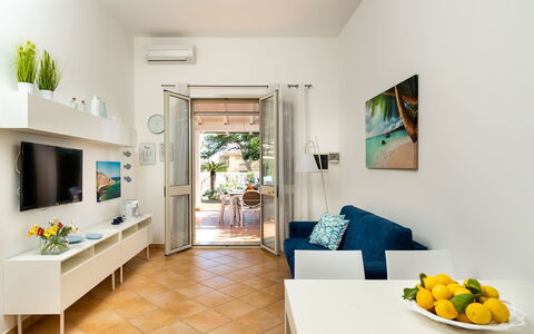 Logement Euthalia: Cuisine, Salle à manger, Salon