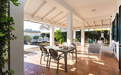 Logement Kalika: Jardin