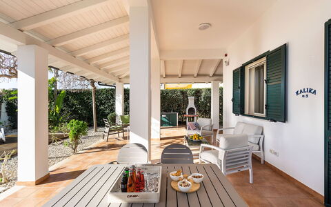 Logement Kalika: Jardin