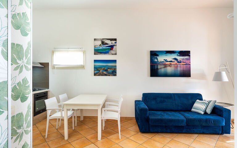 Logement Kalika: Cuisine, Salle à manger, Salon