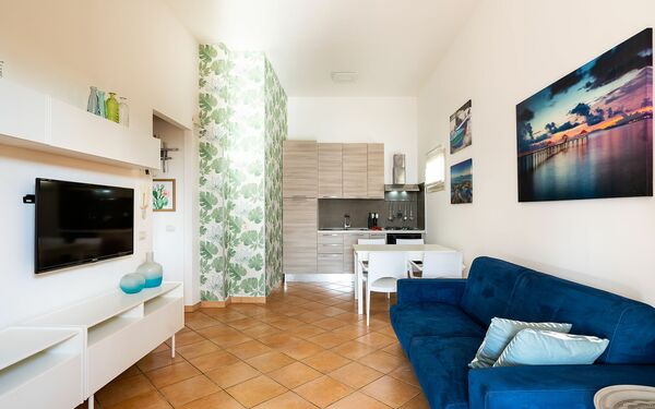 Logement Kalika: Cuisine, Salle à manger, Salon