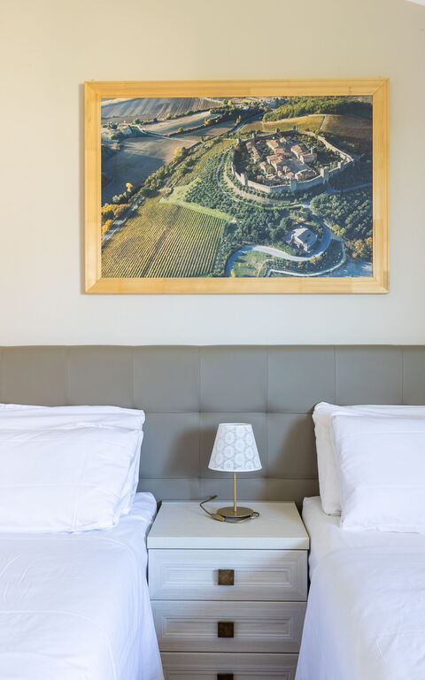 Villa Renina: chambre à coucher