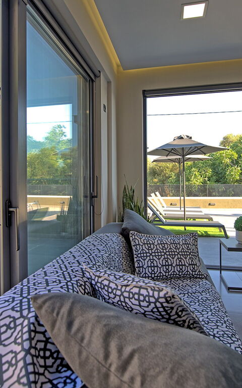 Villa Maripol: Salon