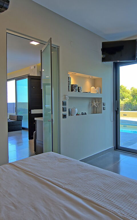 Villa Maripol: chambre à coucher