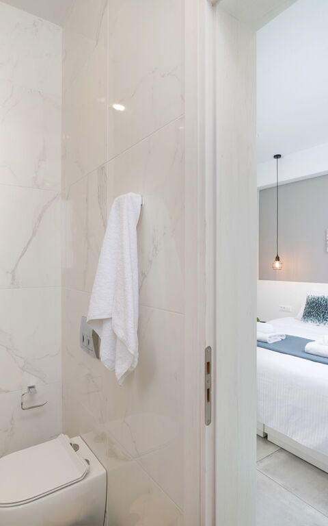 Villa Zaneti: chambre à coucher, Salle de bain