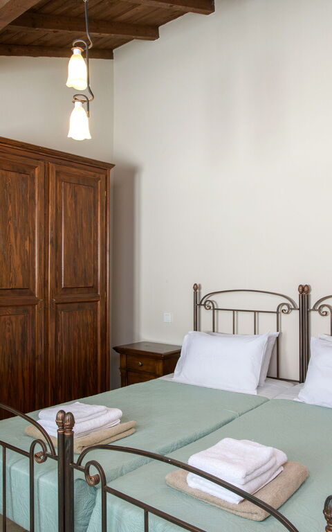 Villa Moyria: chambre à coucher