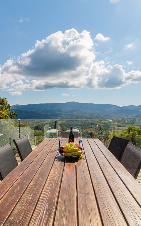 Villa Dinos: Balcon / Terrasse / Patio, Extérieur