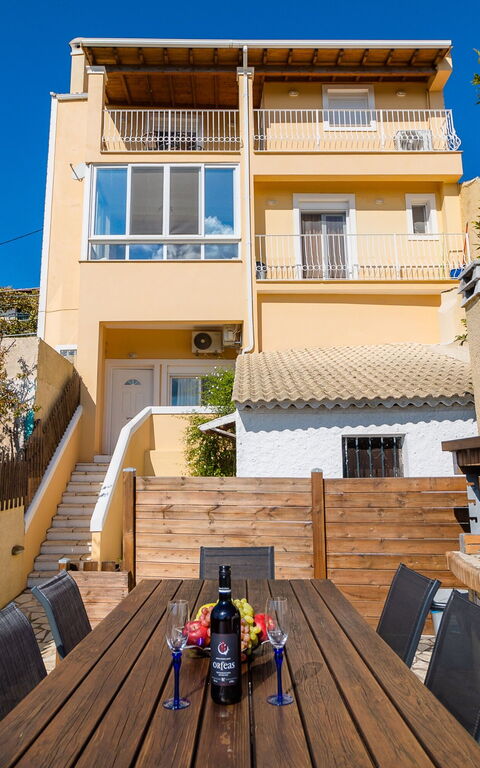 Villa Dinos: Balcon / Terrasse / Patio, Extérieur