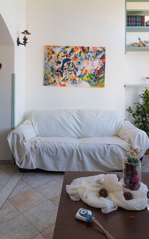 Beach Villa Athanasia: Salon