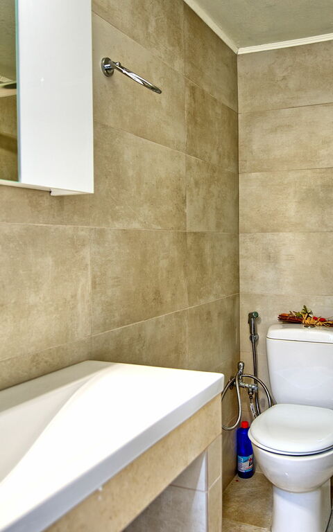 Beach Villa Athanasia: Salle de bain