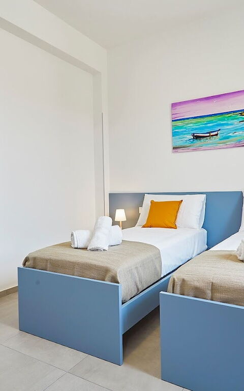 Villa Etesiae: chambre à coucher