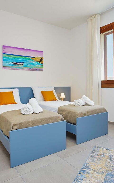 Villa Etesiae: chambre à coucher