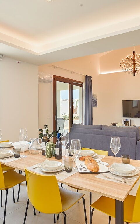 Villa Etesiae: Salle à manger