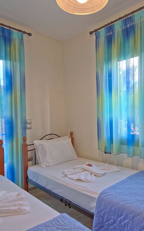 Villa Koules: chambre à coucher