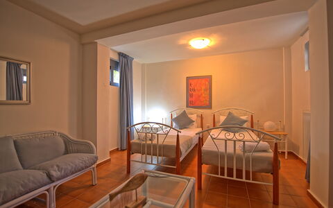 Logement Kastellina: chambre à coucher