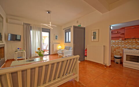 Logement Kastellina: Cuisine, Salon