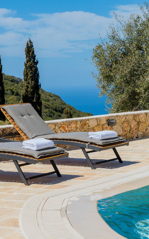 Villa Prokimea: bassin, Extérieur, Vues