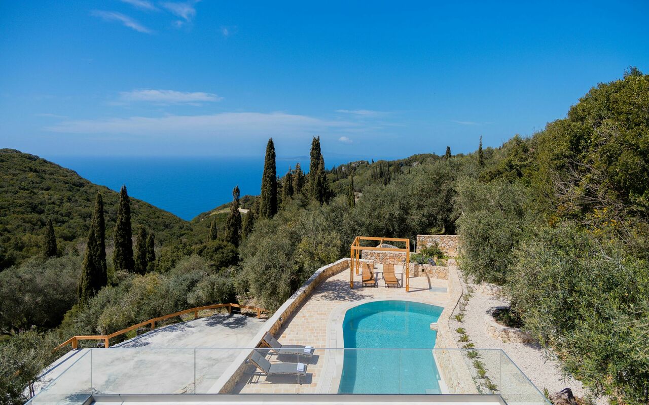 Villa Prokimea: bassin, Extérieur, Vues