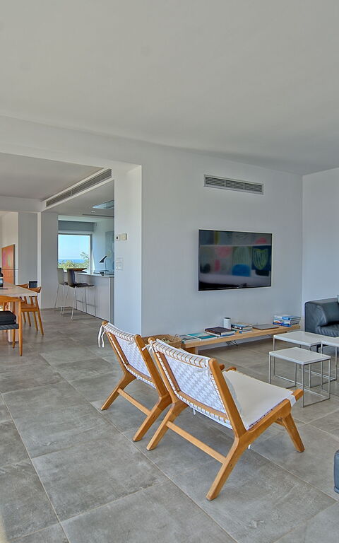 Villa Bluewhite: Salon