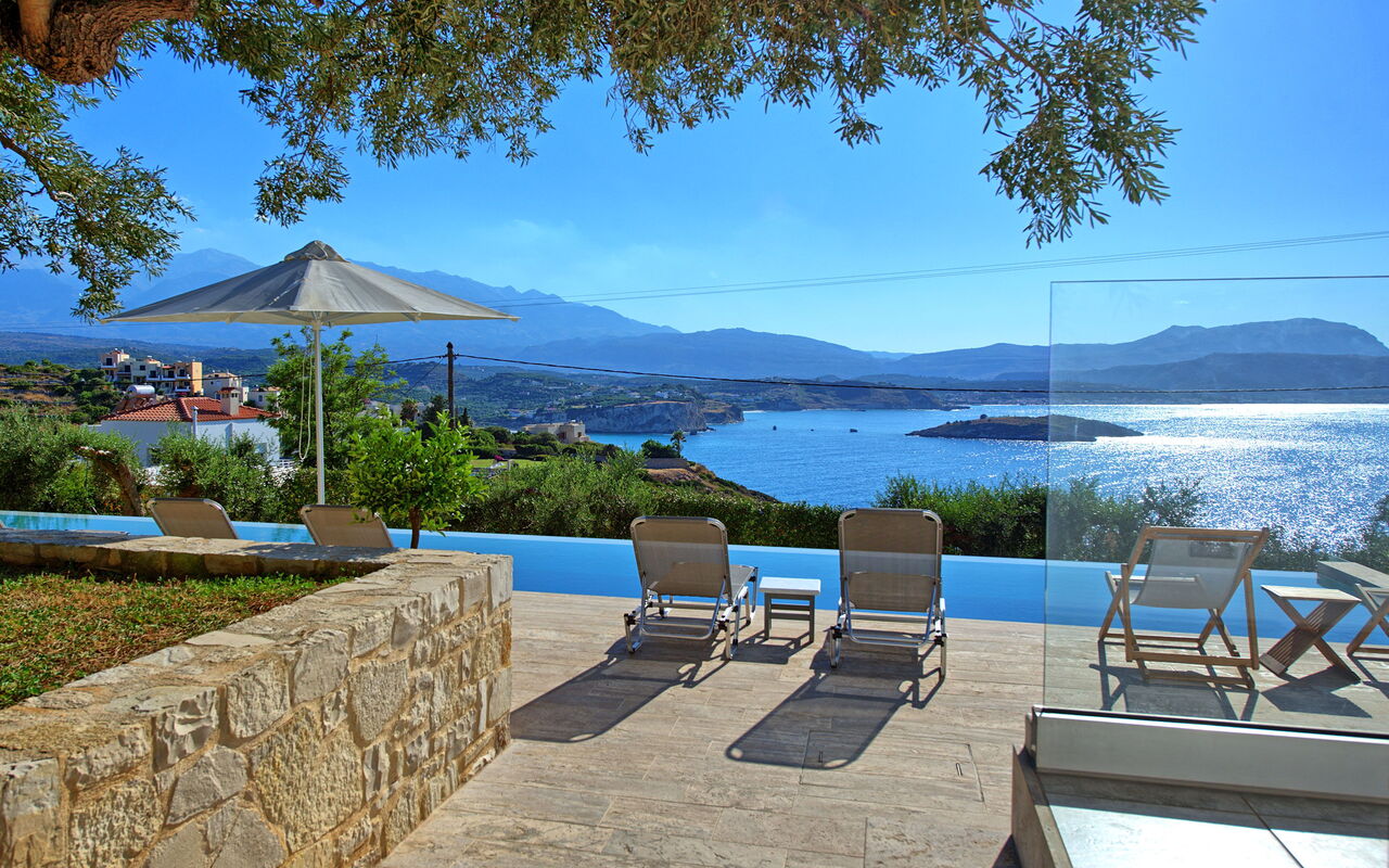 Villa Bluewhite: bassin, Été, Extérieur, Jardin, Vues